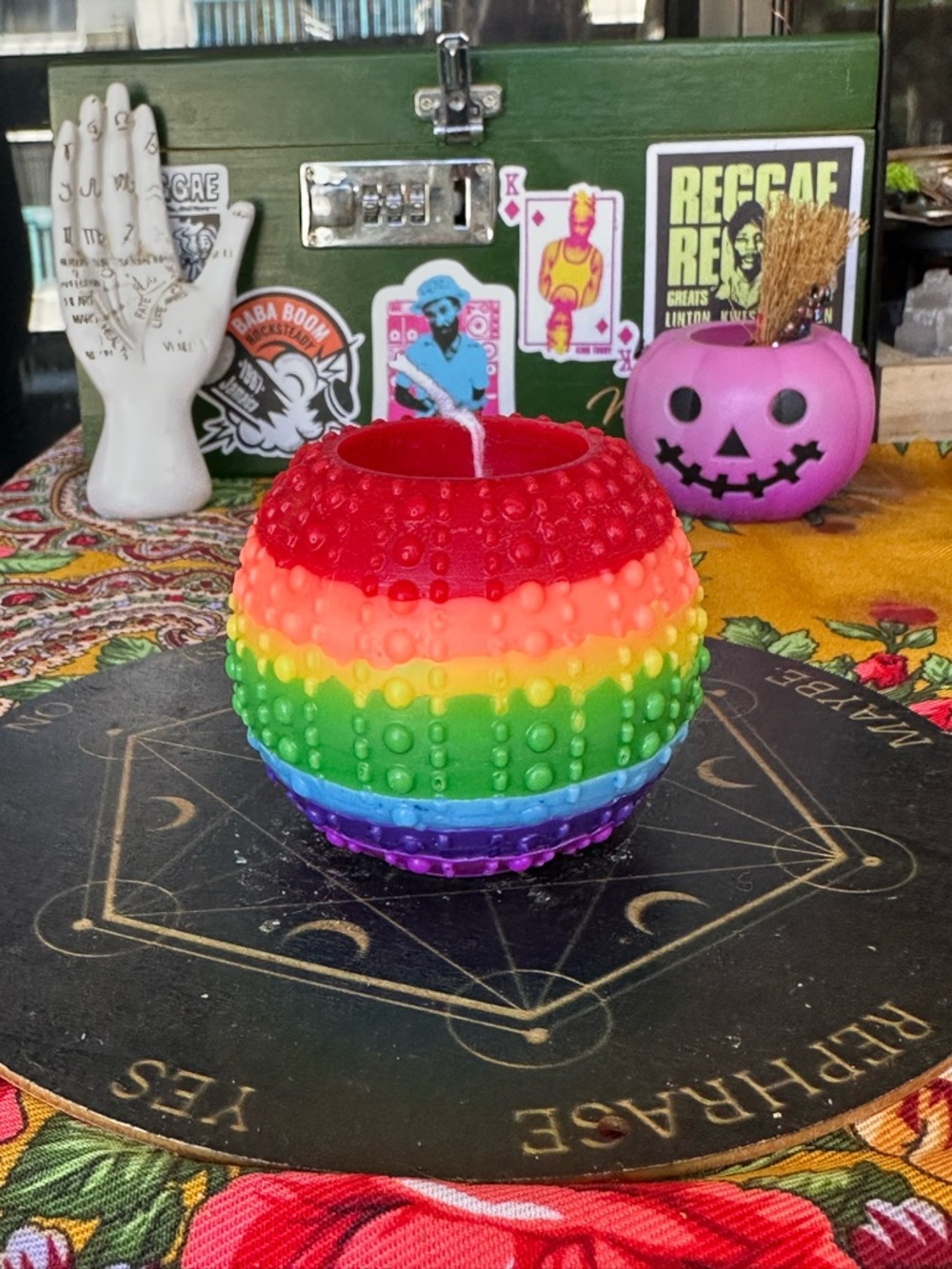 Rainbow Reef Candle – Prism Tide Edition